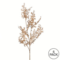 27" Beige Snake Fern Spray 6 Pack