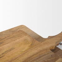Khana Natural Solid Wood Square Serving Boards