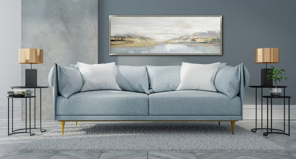 Misty Lake Framed Art