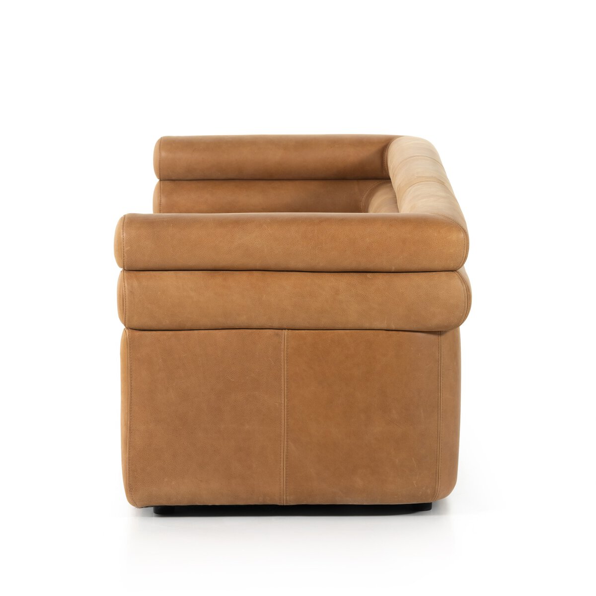 Evie Sofa-single-brown-side