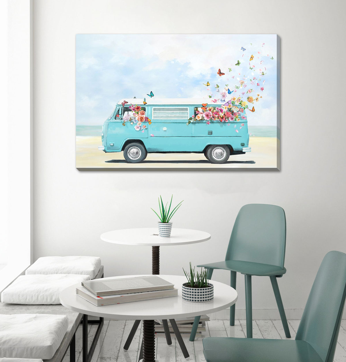 Fluttering Rainbow Art
