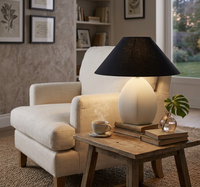 Keeley Table Lamp White