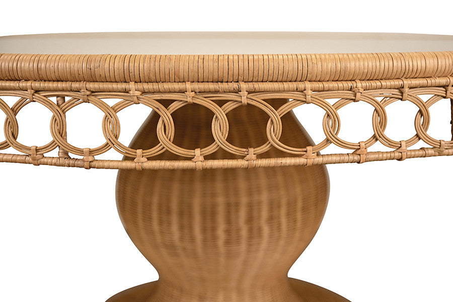 Abby 60" Rattan Dining Table