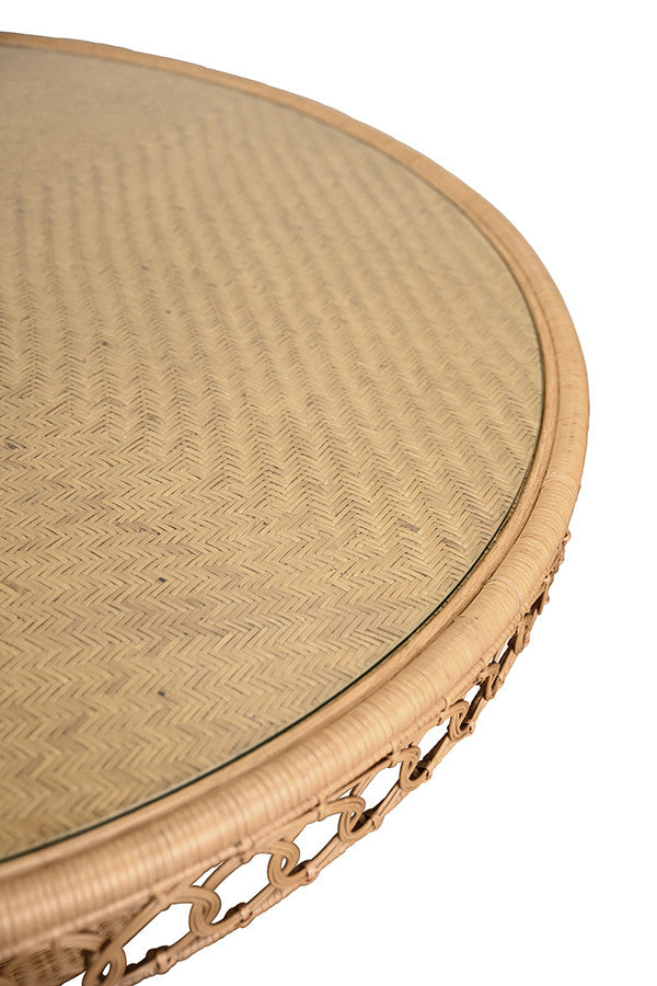 Abby 60" Rattan Dining Table