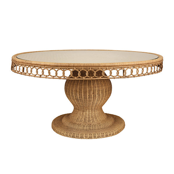 Abby 60" Rattan Dining Table