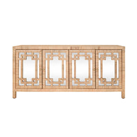 Bali Breeze Mirrored 4 Door Buffet