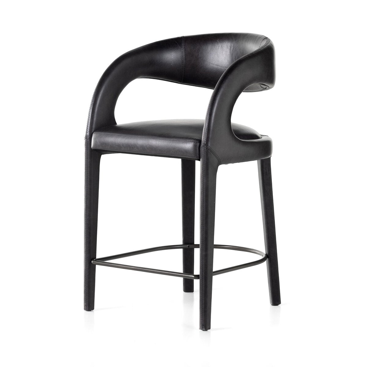 Hawkins Bar + Counter Stool-black-view