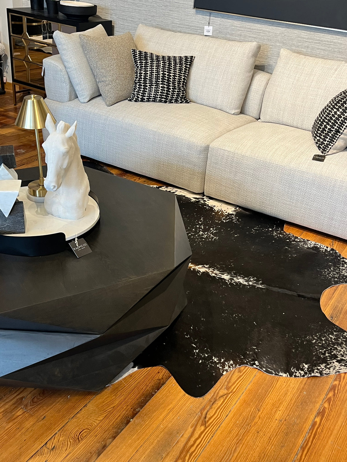 Black Cowhide