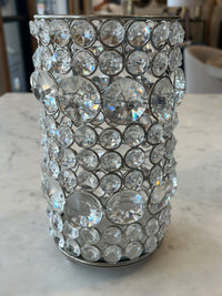 Crystal and Silver Vase