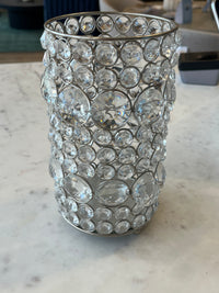Crystal and Silver Vase