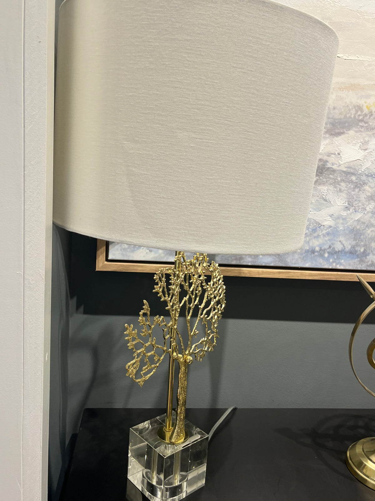 Gold Tree Table Top Lamps
