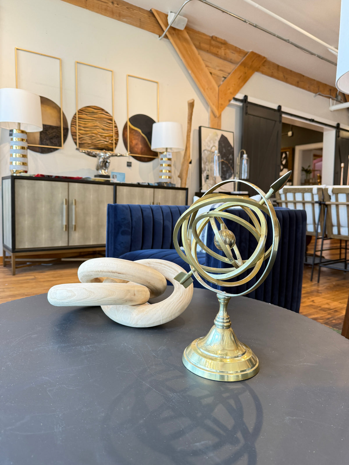 Gold Orbit Statue