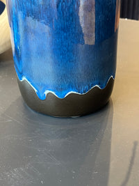 Dark Blue Ceramic Vase