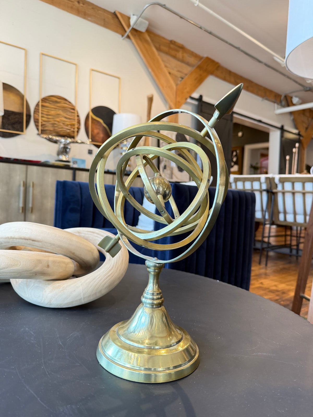 Gold Orbit Statue