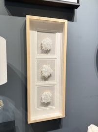 Triple Quartz Crystal Shadow Box Wall Art