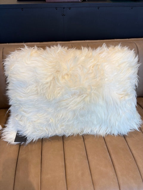 Sheepskin Pillow - Cream