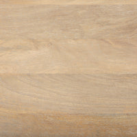 Wood color chip of light wood top of the Maxton Dining Table