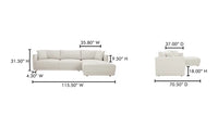 Bryn Sectional Right Heritage Cedar Green