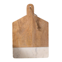 Wood and Marble Cutting Board