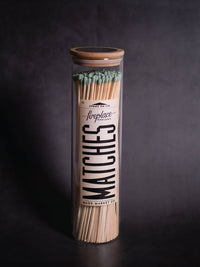 Sage-Color-Long-Fireplace-Matches-In-Decorative-Jar-For-Sale