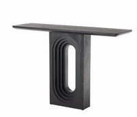 Black Wood CONSOLE TALBE 47"W, 32"H