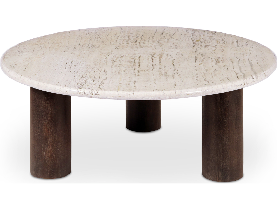 Landon Coffee Table Beige Travertine