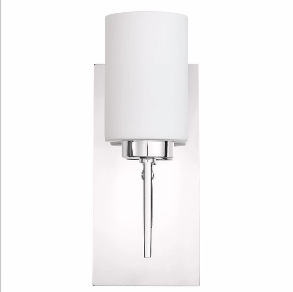 Brio Wall Sconce with Frosted Glass Shade