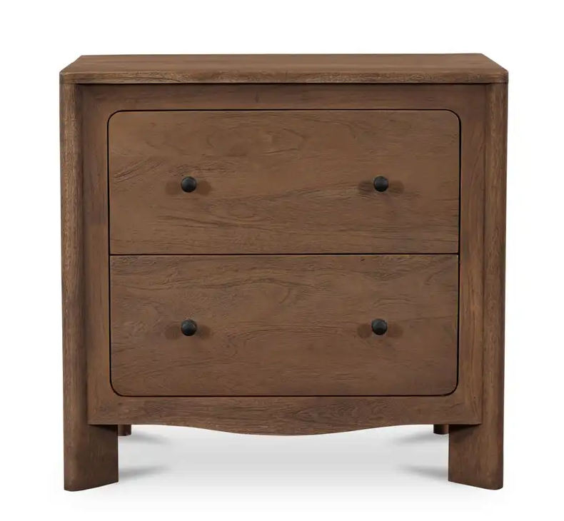 Mabel Nightstand Dark Brown