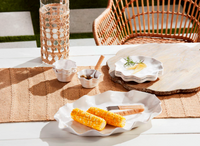 Ruffle Melamine Platter Set