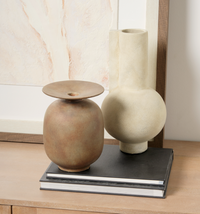 Rylee Medium Brown Ceramic Vase