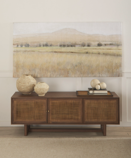 Ritu Small Beige Paper Mache Pot Vase