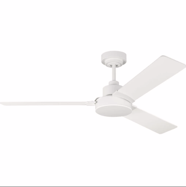Jovie 52 inch Matte White Indoor/Outdoor Ceiling Fan