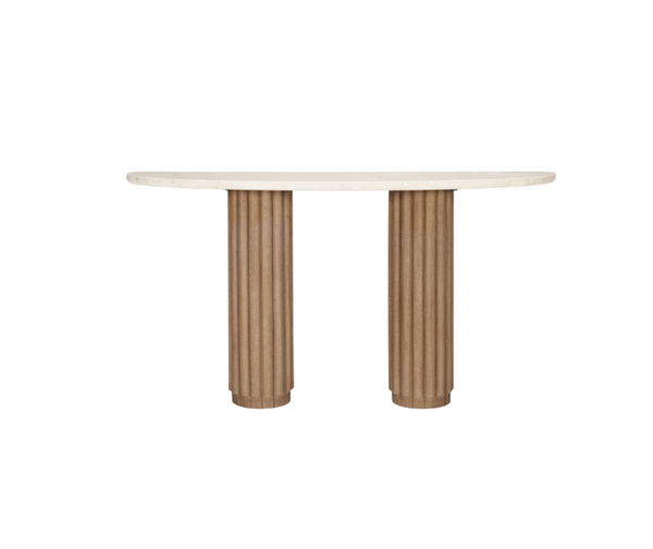 Marbrello Botticino Console Table
