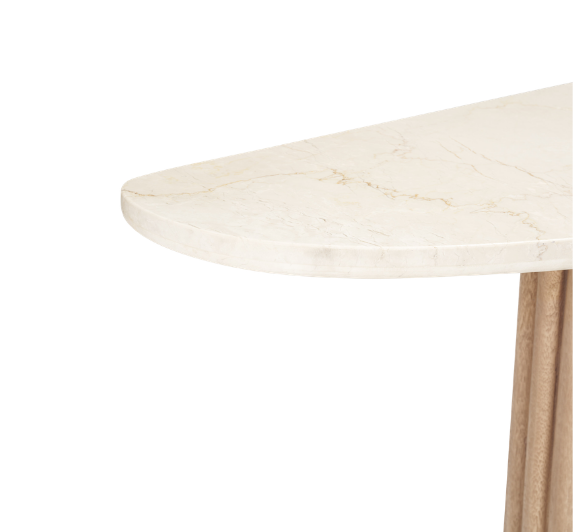 Marbrello Botticino Console Table