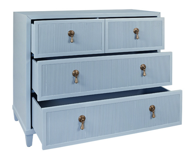 Pale Oceanic Blue Dresser