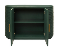 Forest Green Fluted Sideboard