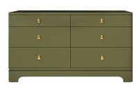Light Pine & Gold Dresser