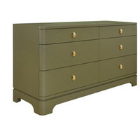 Light Pine & Gold Dresser