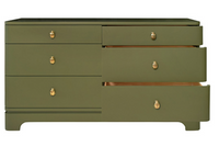 Light Pine & Gold Dresser