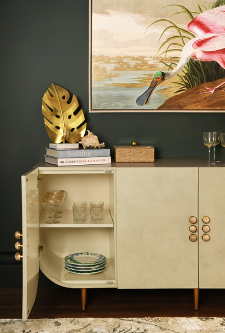 Bold Brass Leaf Figurine