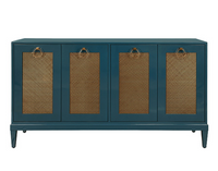 Midnight Blue Mesh Sideboard