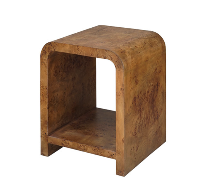 Deep Umber Arched Side Table