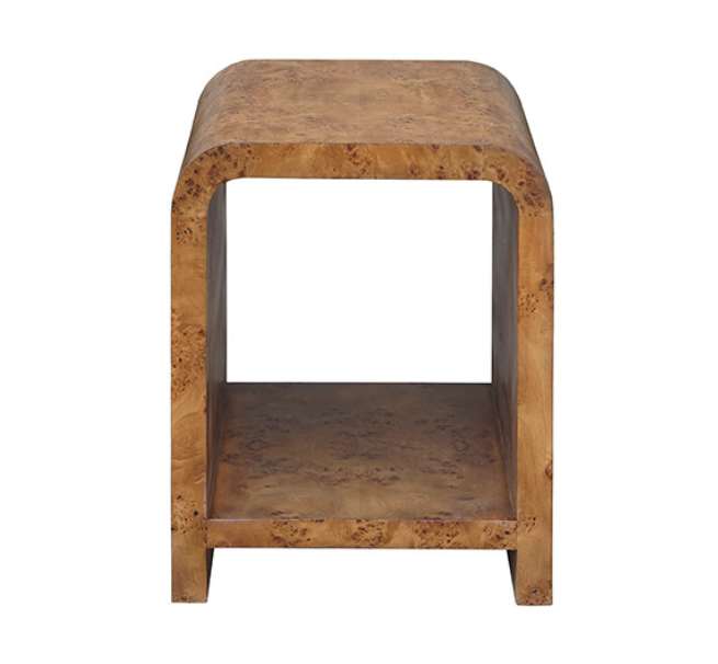 Deep Umber Arched Side Table