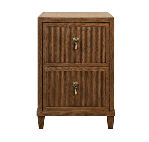 Deep Umber Antique Side Table