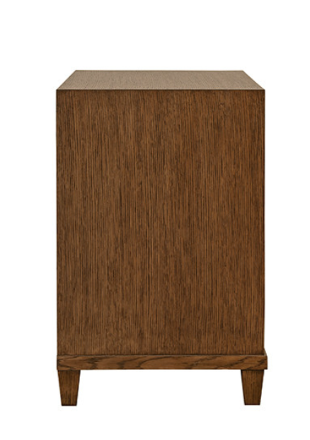Deep Umber Antique Side Table