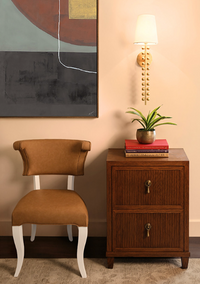 Deep Umber Antique Side Table