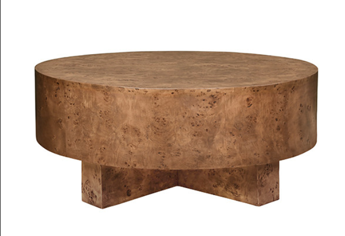 Deep Umber Wood Coffee Table