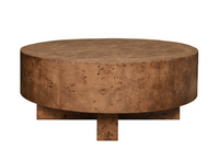 Deep Umber Wood Coffee Table