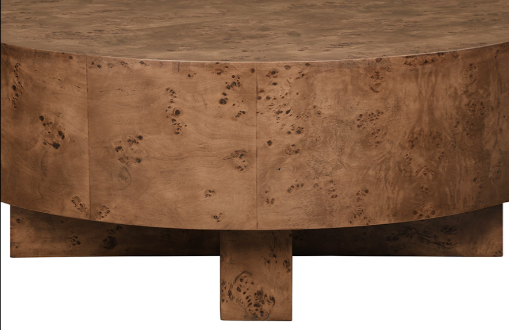 Deep Umber Wood Coffee Table