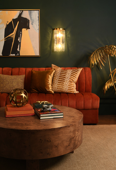 Deep Umber Wood Coffee Table